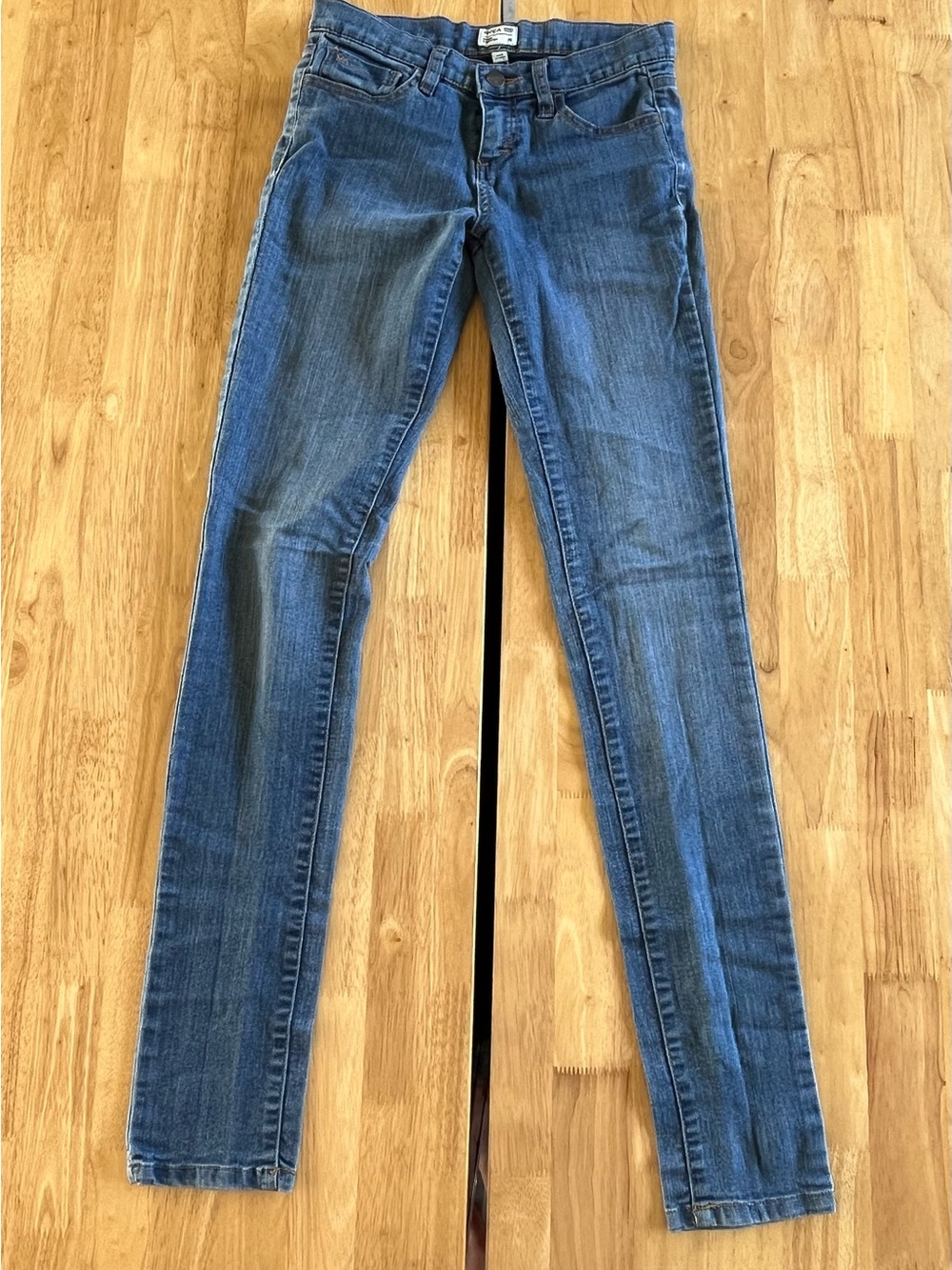 RVCA Women's Skinny Jeans in Blue Denim